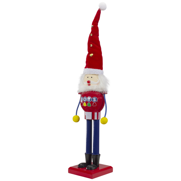 Northlight 16.75in. Polka Dots Christmas Nutcracker Figurine