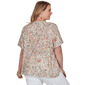 Plus Size Hearts of Palm Tropical Twist Paisley Blouse - image 2