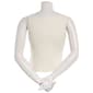 Juniors No Comment Corner Beaded Applique Rib Tank Top- Gardenia - image 3