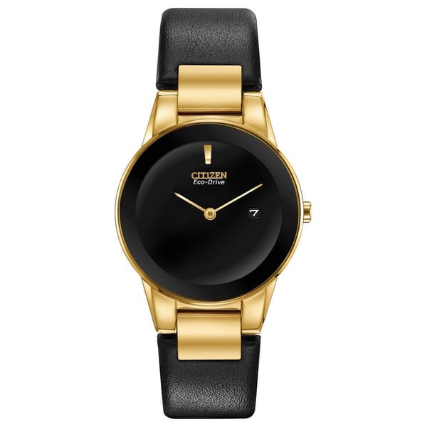 Womens Citizen&#40;R&#41; Gold-Tone Black Dial Watch - GA1052-04E - image 