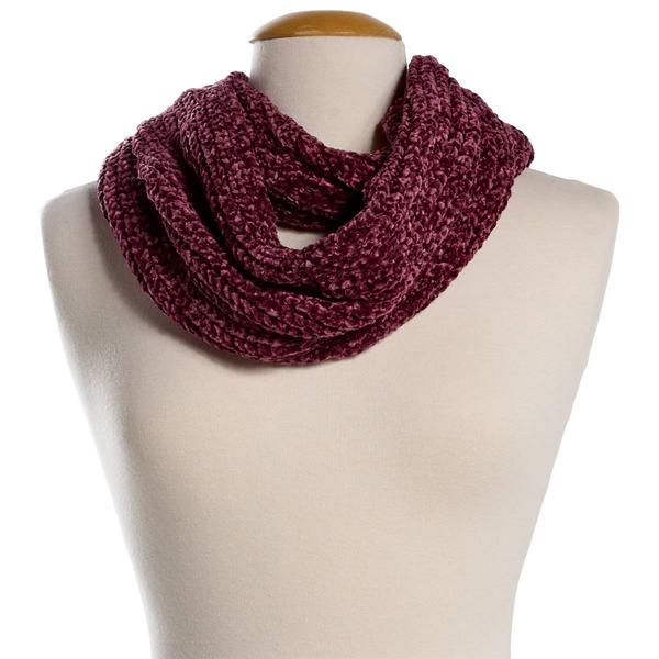 Womens Cuddl Duds Chenille Rib Infinity Scarf - image 
