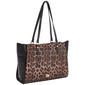 Mathew + Julian Top Zip Leopard Tote - image 2