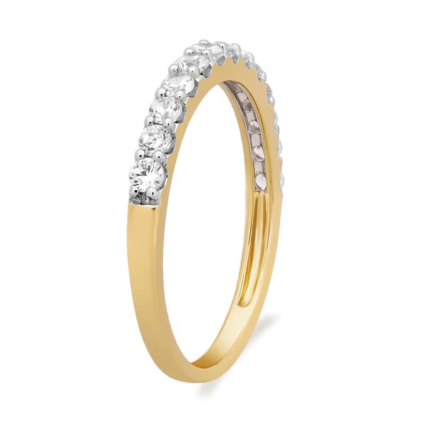 Diamond Classics™ Gold Over Silver 1/2ctw. Lab Diamond Band
