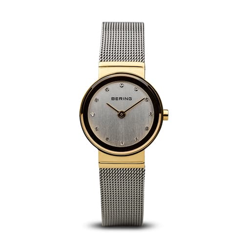 Womens BERING Silver Mesh Watch - 10126-001 - image 