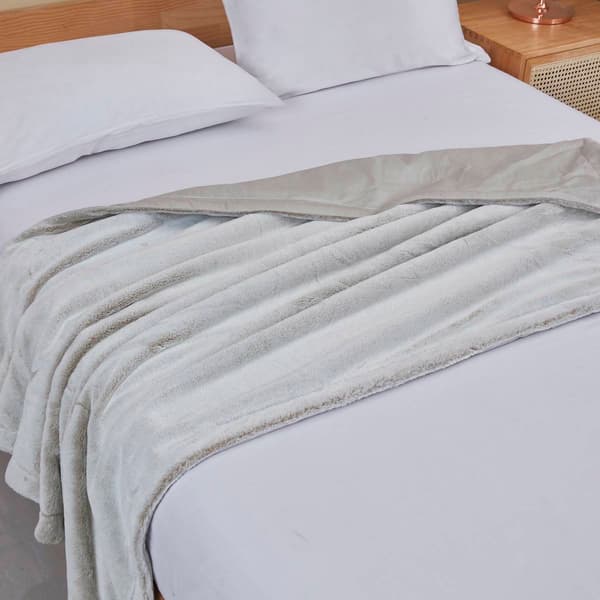 Dream Theory Rabbit Fur to Mink Throw