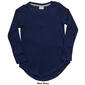 Girls &#40;7-16&#41; Poof Girl Long Sleeve V-Neck Rib Tee - image 4