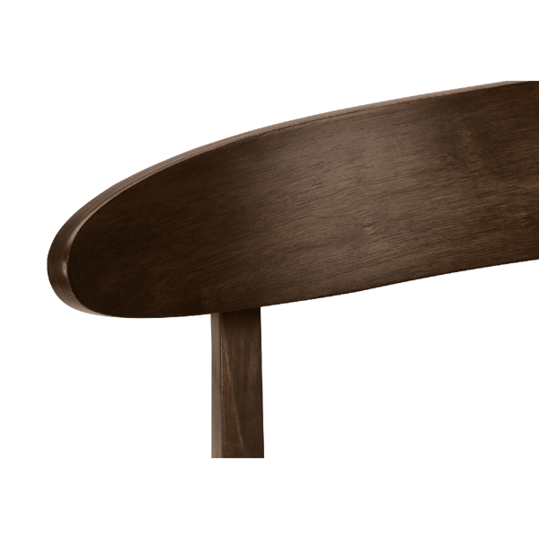 Monarch Specialties Mid Century Dark Walnut Dining Chair-Set Of 2