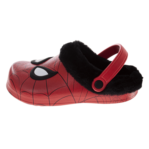Big Boys Marvel™ Avengers Spider-Man Fuzzy Fleece Lined Clogs