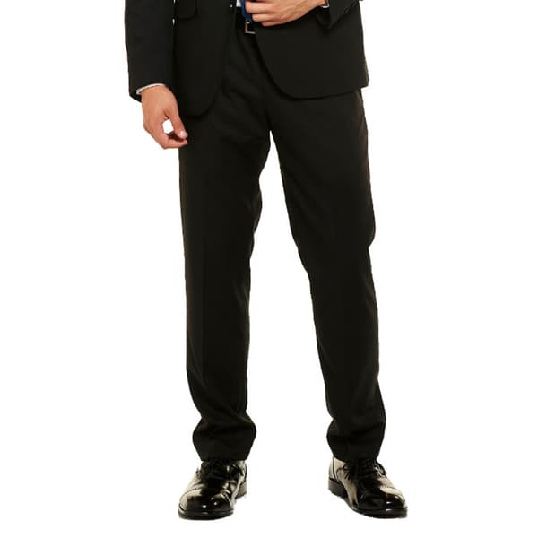 Mens Kenneth Cole&#40;R&#41; Reaction&#40;tm&#41; Solid Slim Fit Suit Pants - Black