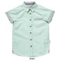 Boys &#40;4-7&#41; Distortion Solid Short Sleeve Button Down - image 2