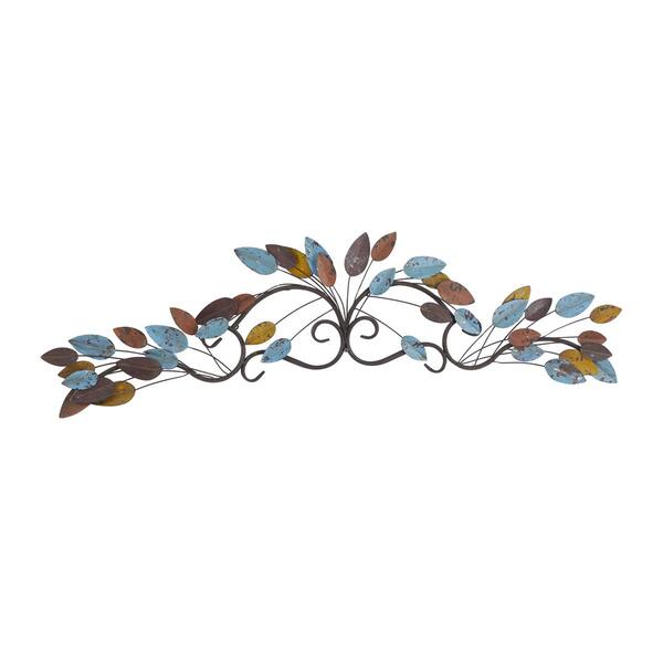 9th & Pike&#174; Tree Wall Art with Distressed Leaves Wall Decor