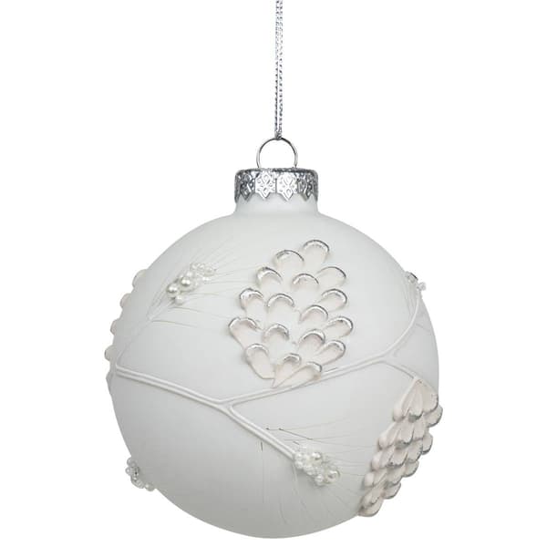 Northlight Seasonal 3.5in. Glass Onion Drop Christmas Ornament - image 
