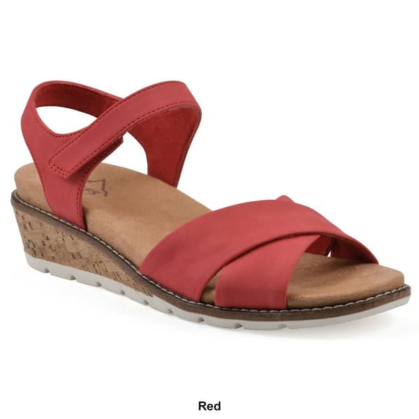 Womens Cliffs by White Mountain Tinna Wedge Sandals