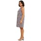 Womens Perceptions Sleeveless Cleo Neck Print Dress - image 4