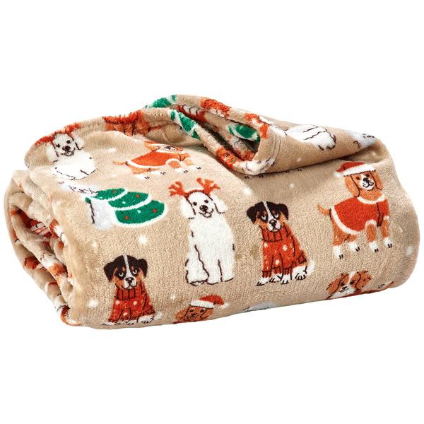 Ashley Cooper(tm) Woof-Ful Holiday Throw