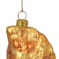 Northlight Seasonal Golden Glittered Pierogi Christmas Ornament - image 4