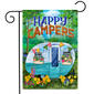 Briarwood Lane Happy Campers Floral Garden Flag - image 1