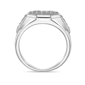 Mens Lynx Sterling Silver 3/4ctw. Lab-Grown Diamond Ring - 8R75SI - image 4
