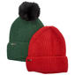 Womens Steve Madden 2pk. Rib Knit Beanie - image 1