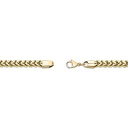 Mens Lynx Stainless Steel Foxtail Chain Bracelet