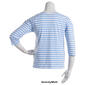 Petite Erika 3/4 Sleeve Newport Stripe Tee - image 2