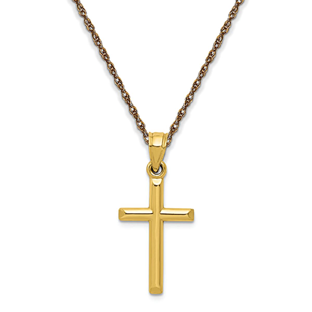 Gold Classics™ 10kt. Yellow Gold Cross Pendant Necklace