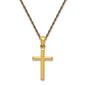 Gold Classics&#40;tm&#41; 10kt. Yellow Gold Cross Pendant Necklace - image 1
