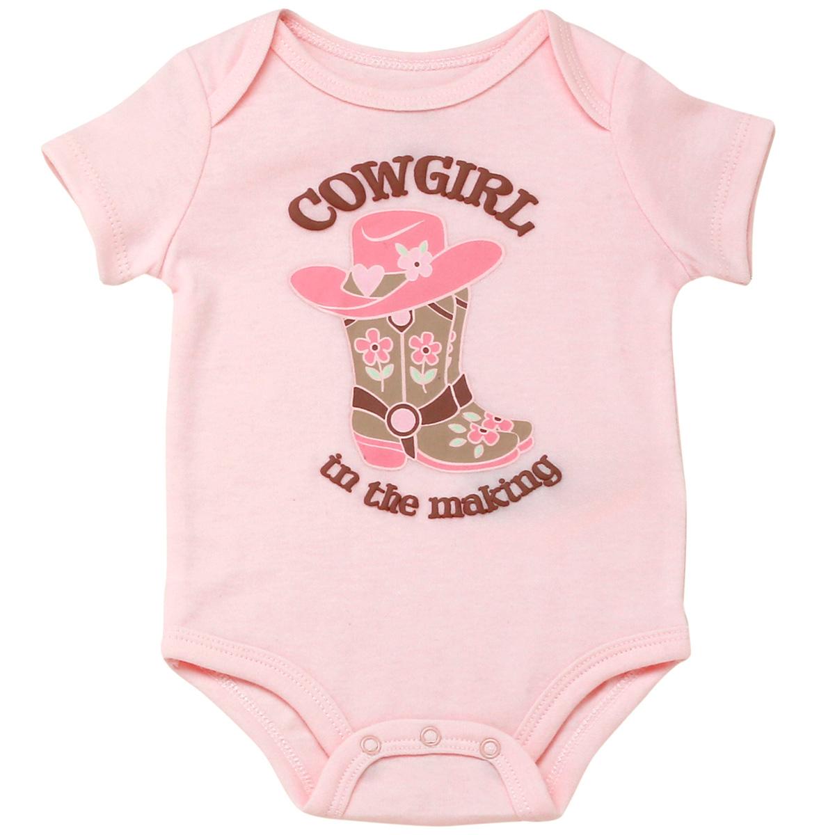 Baby Girl (NB-9M) Baby Starters Cowgirl in the Making  Bodysuit