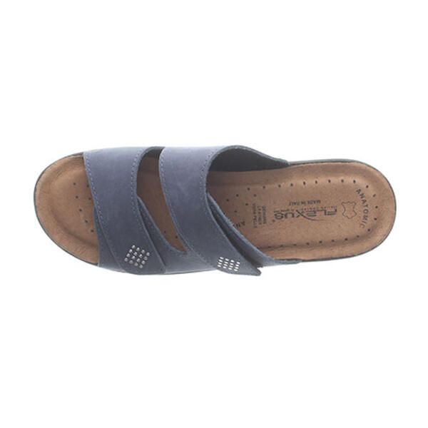 Womens Flexus&#174; By Spring Step Aditi Slide Sandals - Denim Blue