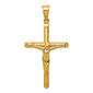 Gold Classics&#40;tm&#41; 14kt. Yellow Gold Crucifix Cross Pendant - image 1
