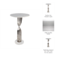 Sagebrook Home Twisted Marble Top Accent Table - image 9