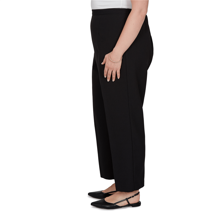 Plus Size Alfred Dunner Dinner Theater Casual Pants -Short Length