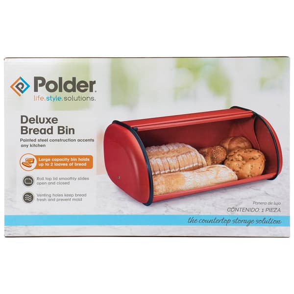 Polder Bread Box - Red - image 