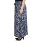 Plus Size NY Collection Pull On Side Tie ITY Skirt - Navy Skyte - image 3