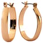 Design Collection Gold U-Shape Polished Hoop Earrings - image 1
