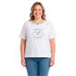 Plus Size HUE(R) Short Sleeve Cocktails Country Club Pajama Tee - image 1