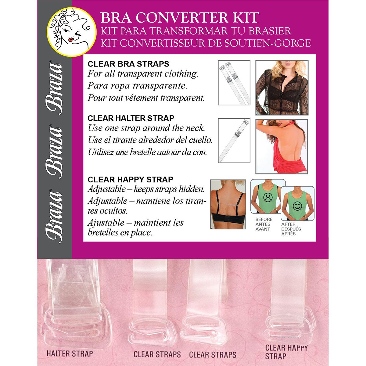 Womens Braza Bra Straps Galore