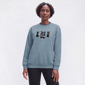 Womens Top Stitch By Morning Sun Fall Blues Fleece Sweatshirt - image 1