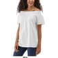 Petite Ella Rafaella&#174; Short Sleeve Off The Shoulder Blouse - image 4