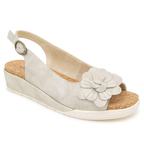 Womens JBU Rosetta Slingback Wedge Sandals - image 