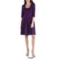 Womens 24/7 Comfort Apparel 3/4 Sleeve Fit & Flare Mini Dress - image 9