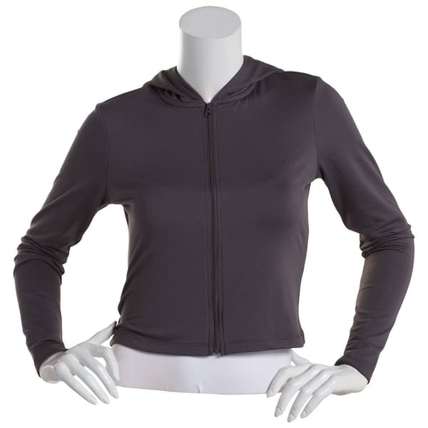 Juniors No Comment Arena Fleece Lined Zip Hoodie