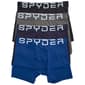 Mens Spyder 4pk. Liquid Cool Nylon Boxer Briefs - Black/Blue - image 1
