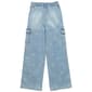 Girls (7-14) YMI® Bow Cargo Wide Leg High Rise Jeans - image 2