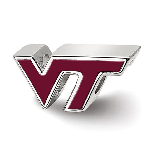 Virginia Tech Logo Bead Charm - image 