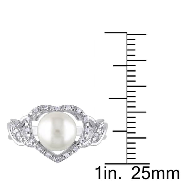 Gemstone Classics™ 1/10ct. Freshwater Cultured Pearl Ring