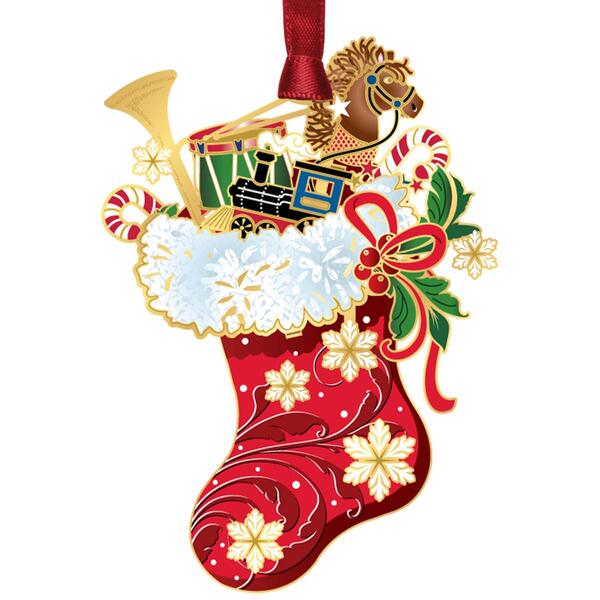 Beacon Design Classic Christmas Stocking Ornament - image 