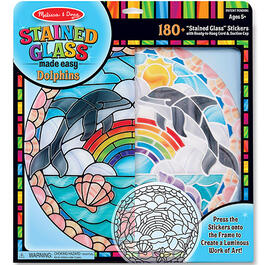 Melissa & Doug&#174; Stained Glass - Dolphins