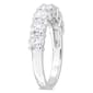 Sterling Silver 1 3/4ctw. White Moissanite Anniversary Band - image 3