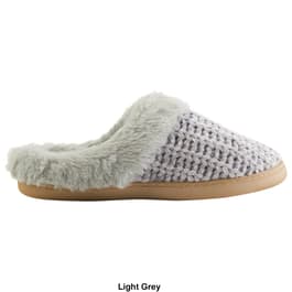 Womens Isotoner Chenille Hoodback Slippers